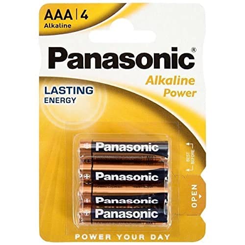 Panasonic LR 03 PAP - Paquete de 4 pilas alcalinas AAA (1,5 V)