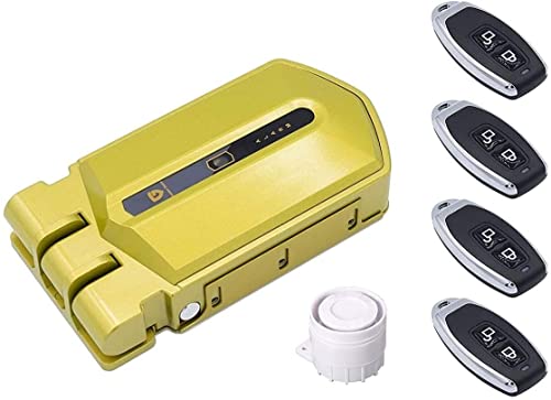 Cerradura Invisible con alarma Golden Shield Alarma 120db 4 mandos incopiables