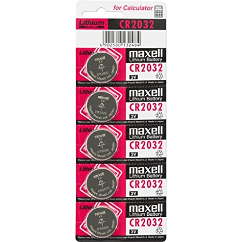 Maxell CR2032 3V - Pilas (Litio, Button/coin), paquete de 5 unidades